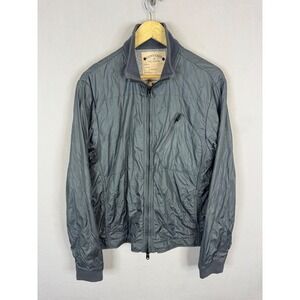 Converse John Varvatos Grey‎ Quilted Bomber Jacket Nylon Mens Large 383435